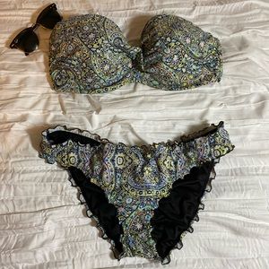 Green Multi Bikini • 34DD • Victoria Secret